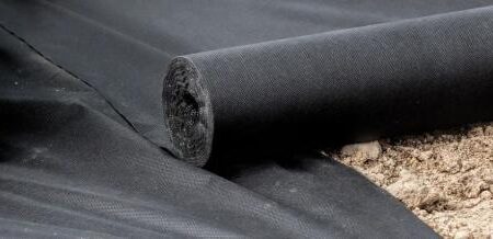 Non-woven geotextile roll
